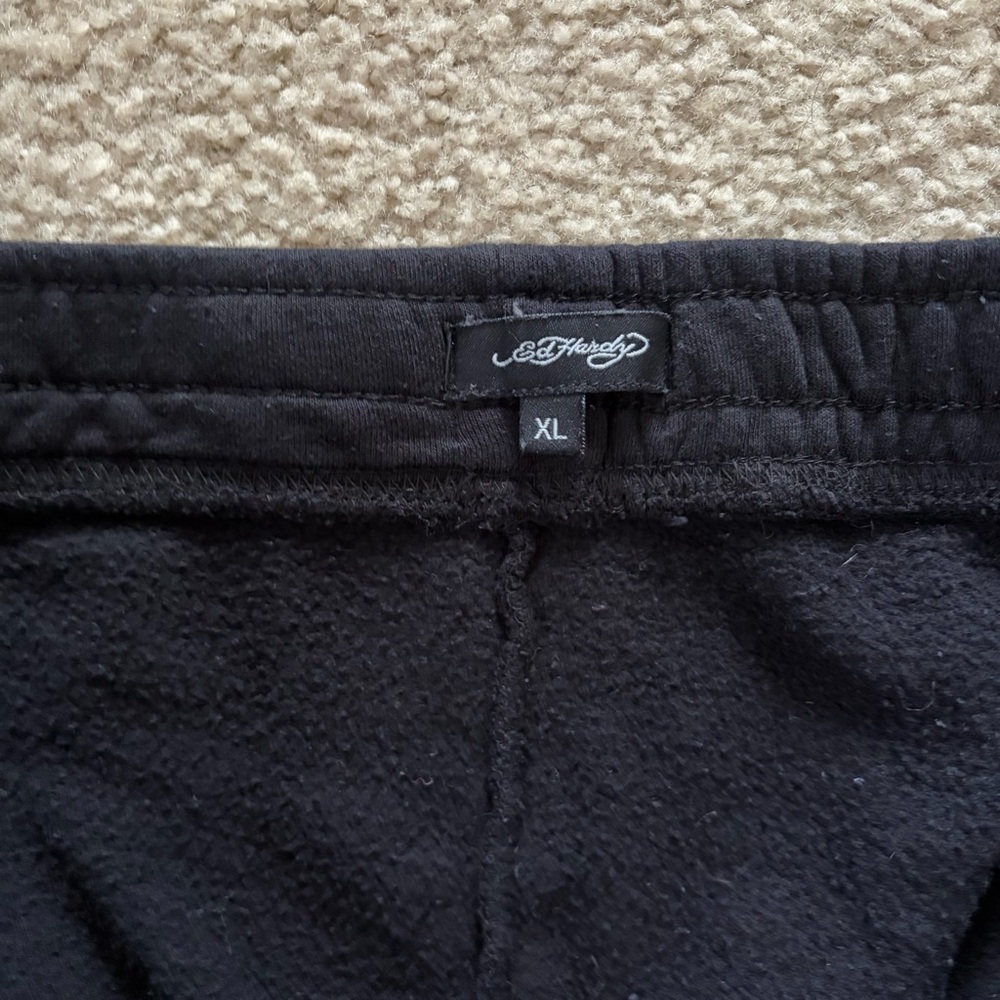 Ed Hardy | LKS SKULL BLACK FLARED SWEATPANT - Picture 5 of 8